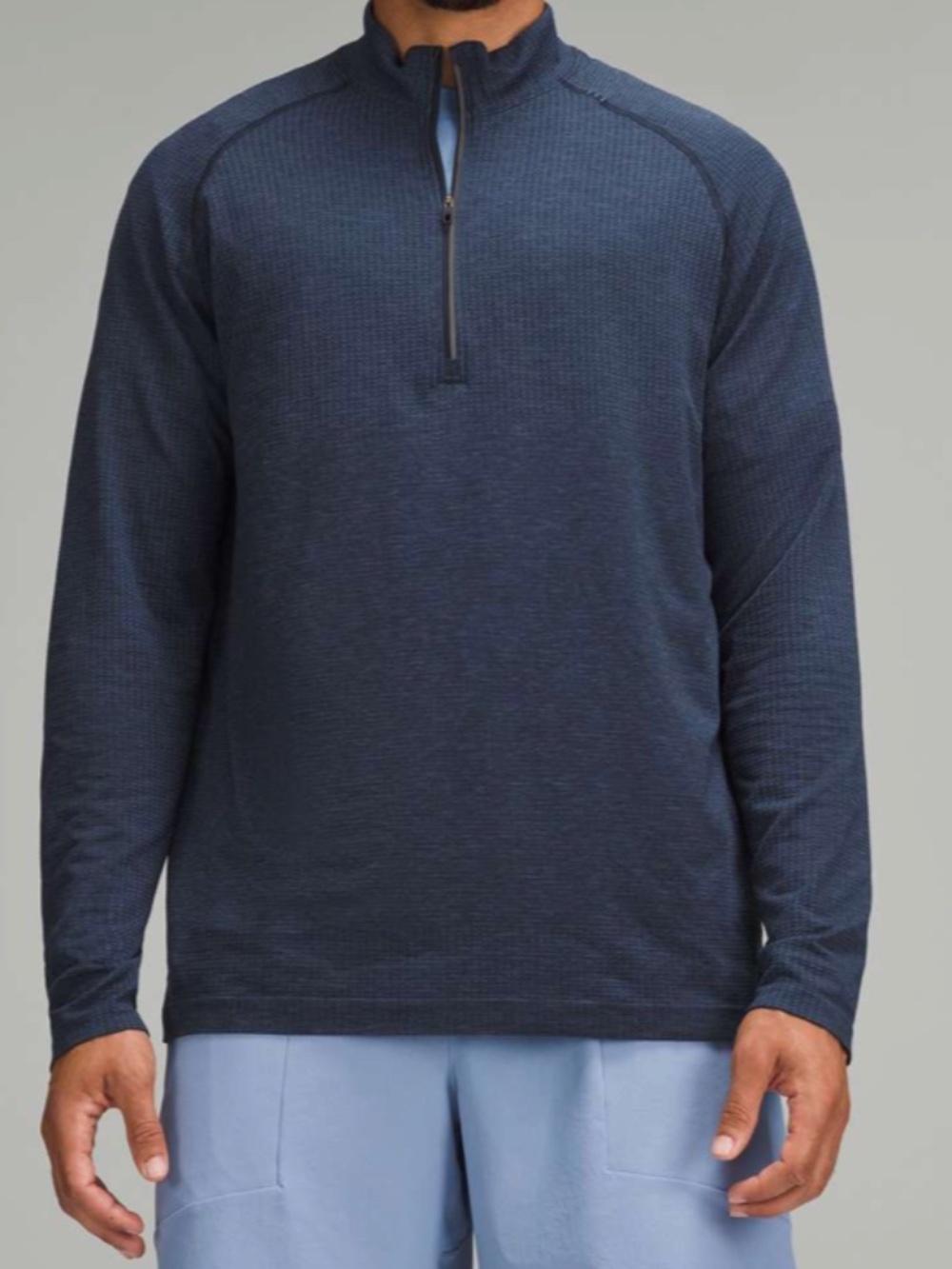 Lulu Lemon Men's Metal Vent Tech Half Zip Top